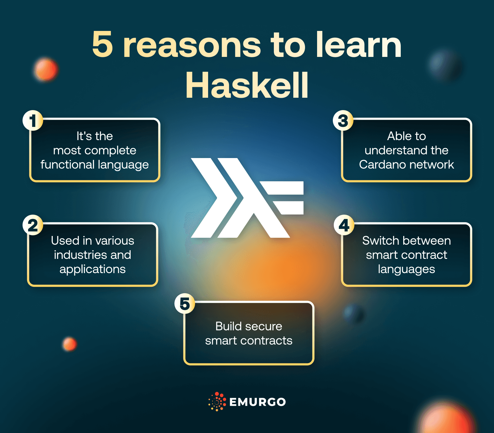 5 Reasons to Learn Haskell (Blockchain) - EMURGO