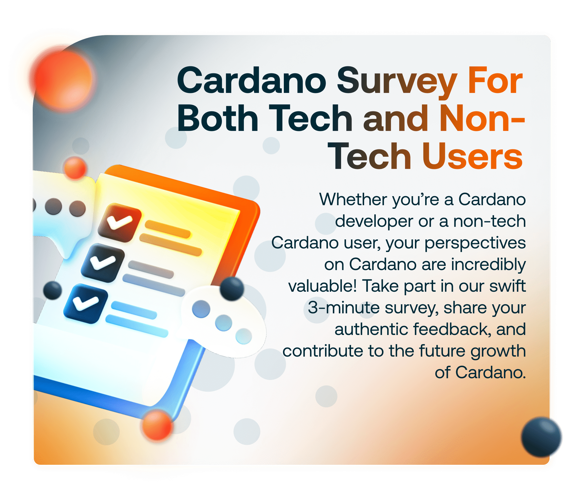 6 Blog Cardano Survey For Both Tech And Non Tech Users