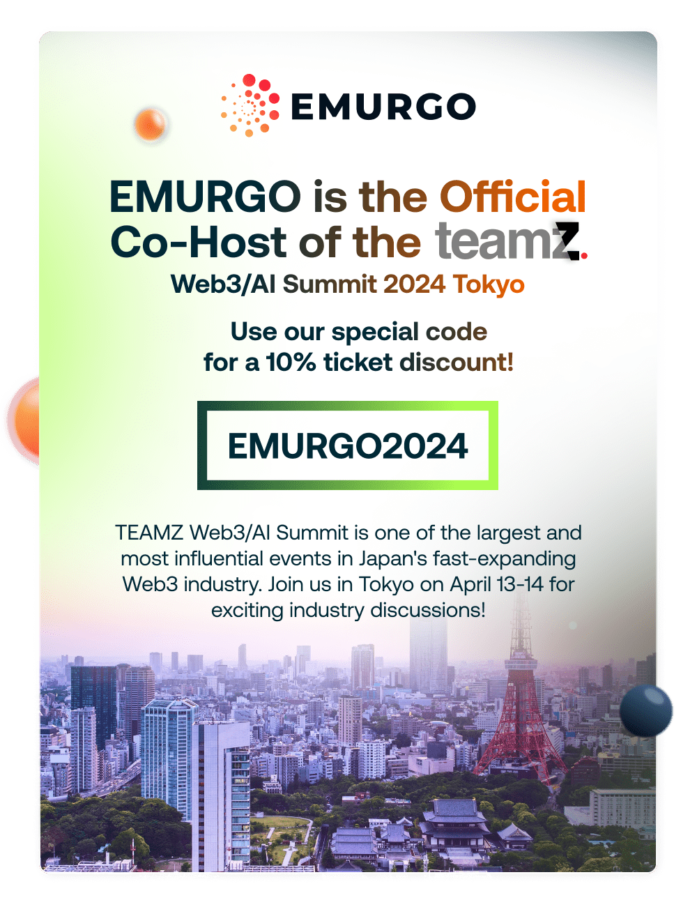 1 Blog EMURGO Is The Official Co Host Of The TEAMZ (Edited)