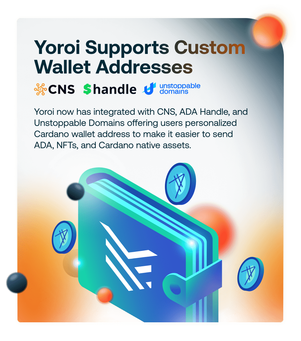 5 Blog Yoroi Supports Custom Wallet Addresses