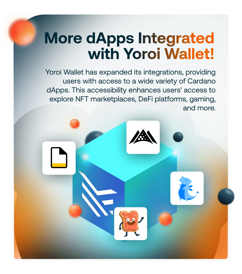 6 Blog More DApps Integrated With Yoroi Wallet!