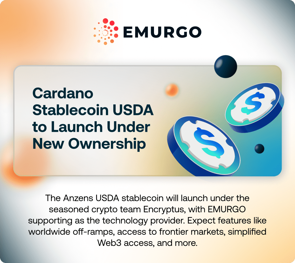 1 Blog Cardano Stablecoin USDA To Launch Under New Ownership