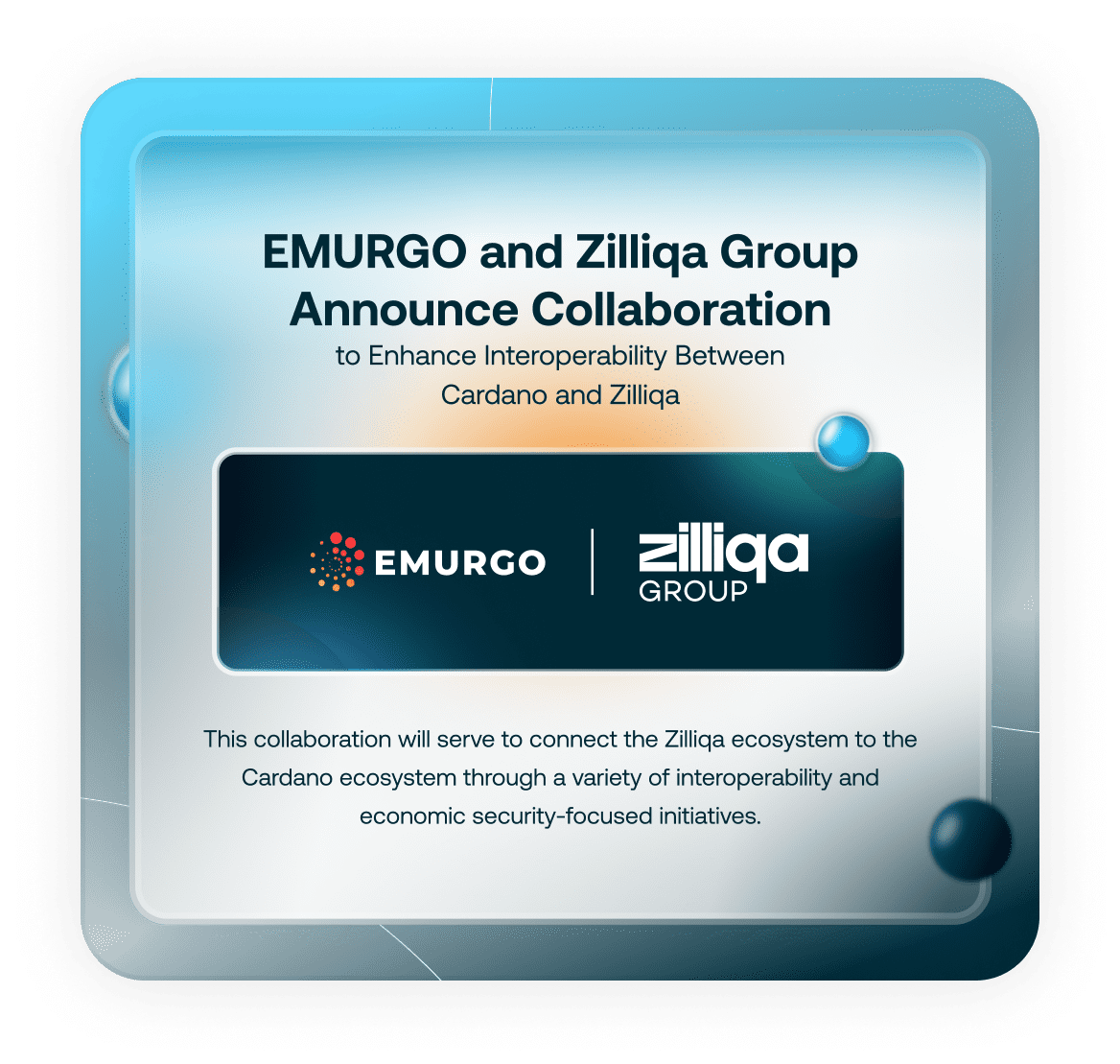 Blog 3 EMURGO And Zilliqa Group Announce Collaboration To Enhance Interoperability Between Cardano And Zilliqa
