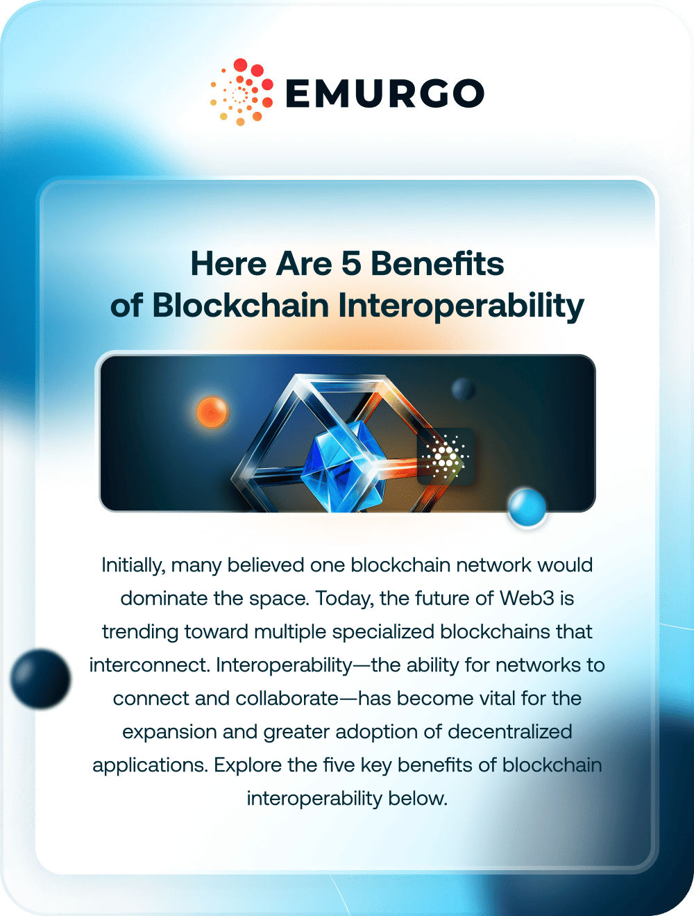 Blog 1 Here Are 5 Benefits Of Blockchain Interoperability
